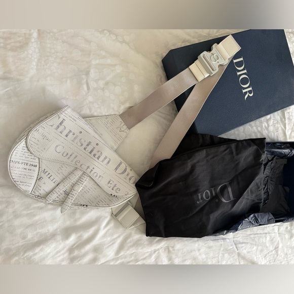 CHRISTIAN DIOR
Daniel Arsham Saddle Printed Leather crossbody bag - Picture 4 of 13